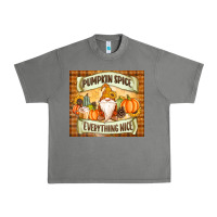 Tornado Pumpkin Spice Everything Nice Gnome Urban Heavy Tee - MaliasSmallBusiness