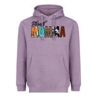 Lavender Blessed Momma Heavyweight Hoodie - CowCowDesign