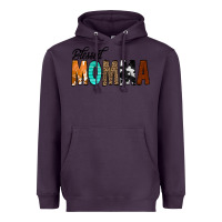 Plum Blessed Momma Heavyweight Hoodie - CowCowDesign