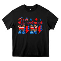 Black all american mimi Heavy Core Tee - AdoDesignShop