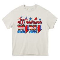 Cream all american mimi Heavy Core Tee - AdoDesignShop