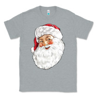 Heather Grey Santa Classic Tee - NancyCooperArtShop