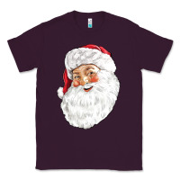 Plum Santa Classic Tee - NancyCooperArtShop
