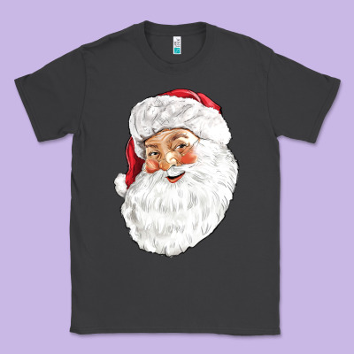 Santa Classic Tee Designed By Nancycooperartshop