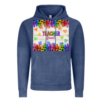 Vintage Denim teacher fuel Vintage Hoodie - NancyCooperArtShop