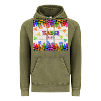 Vintage Olive teacher fuel Vintage Hoodie - NancyCooperArtShop