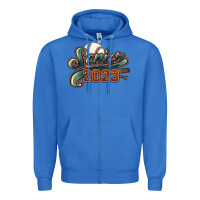 True Royal Senior 2023 baseball Zipper Hoodie - HowdyJamesFarm