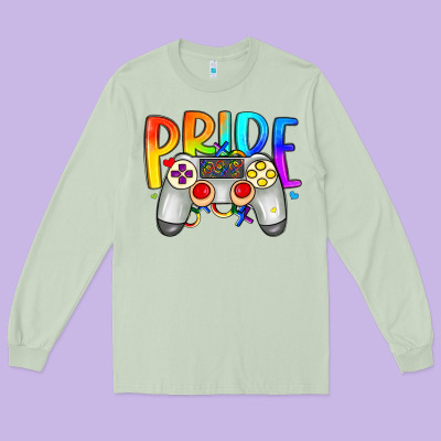 Pride Gaymer Long Sleeve Tee Designed By Artiststas
