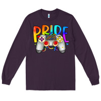 Plum pride gaymer Long Sleeve Tee - Artiststas