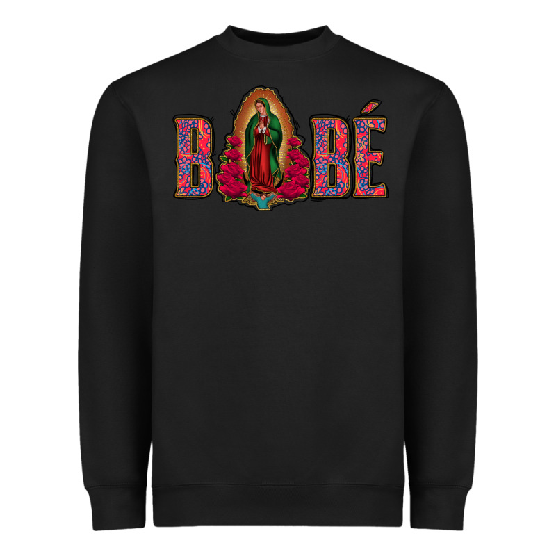 Bebe Our Lady Of Guadalupe Heavyweight Sweatshirt by Bettercallsaul | Teevron