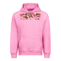 Fuchsia Pink Howdy Valentine Urban Hoodie - CowhideDigitalArt