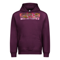 Mauve Wine Howdy Valentine Urban Hoodie - CowhideDigitalArt