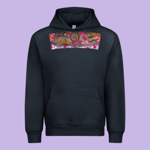 Howdy Valentine Urban Hoodie Designed By Cowhidedigitalart