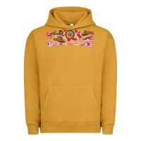 Pigment Peanut Butter Howdy Valentine Urban Hoodie - CowhideDigitalArt