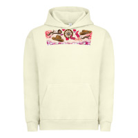Pigment Pistachio Howdy Valentine Urban Hoodie - CowhideDigitalArt