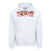 White Howdy Valentine Urban Hoodie - CowhideDigitalArt