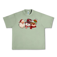 Santa Snowman Reindeer Urban Heavy Tee | Teevron