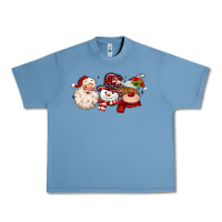 Pebble Blue santa snowman reindeer Urban Heavy Tee - MaliasSmallBusiness