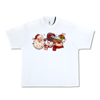White santa snowman reindeer Urban Heavy Tee - MaliasSmallBusiness