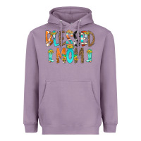 Lavender Blessed Mom Heavyweight Hoodie - CowCowDesign