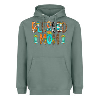 Sage Blessed Mom Heavyweight Hoodie - CowCowDesign