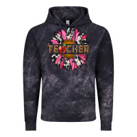 Cloud Black western teacher sunflower Vintage Hoodie - NancyCooperArtShop