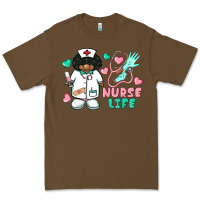 Cacao nurse life afro american nurse Premium Tee - BarkalooDesign
