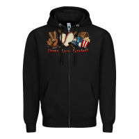 Black Peace love Baseball Zipper Hoodie - HowdyJamesFarm