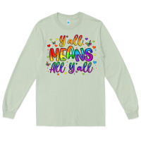 Matcha y all means all y all Long Sleeve Tee - Artiststas