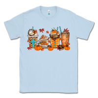 Dusty Blue give thanks coffee cups Classic Tee - MaliasSmallBusiness