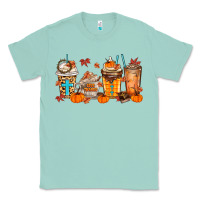 Seafoam give thanks coffee cups Classic Tee - MaliasSmallBusiness