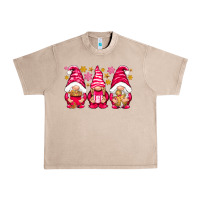 French Oak Pink Christmas gnomes Urban Heavy Tee - NancyCooperArtShop