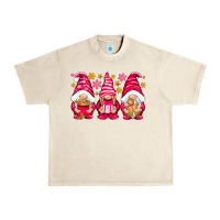 Sandshell Pink Christmas gnomes Urban Heavy Tee - NancyCooperArtShop