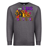 Charcoal Heather i dig mardi gras olivia Premium Sweatshirt - OliviaCreatesArt