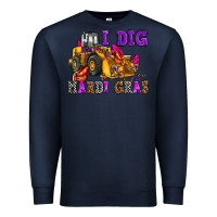 Navy i dig mardi gras olivia Premium Sweatshirt - OliviaCreatesArt