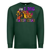 Sports Green i dig mardi gras olivia Premium Sweatshirt - OliviaCreatesArt