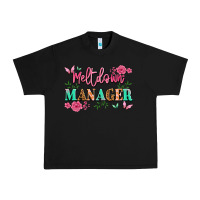 Black meltdown manager Urban Heavy Tee - JahusDesignShop