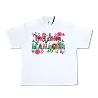 White meltdown manager Urban Heavy Tee - JahusDesignShop