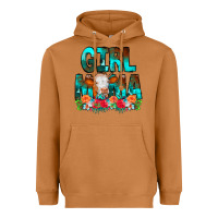 Meerkat Girl Mama Flowers Cow Heavyweight Hoodie - CowCowDesign