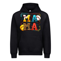 Black Leopard Softball And Baseball Mama Mother's Day Urban Hoodie - LillyAllenDesigns