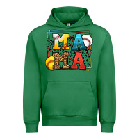 Emerald Leopard Softball And Baseball Mama Mother's Day Urban Hoodie - LillyAllenDesigns