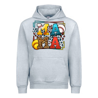 Heather Grey Leopard Softball And Baseball Mama Mother's Day Urban Hoodie - LillyAllenDesigns
