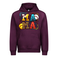 Mauve Wine Leopard Softball And Baseball Mama Mother's Day Urban Hoodie - LillyAllenDesigns
