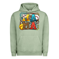 Pigment Oil Green Leopard Softball And Baseball Mama Mother's Day Urban Hoodie - LillyAllenDesigns