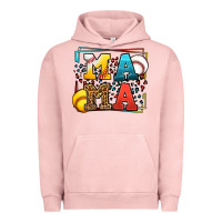 Pigment Salmon Leopard Softball And Baseball Mama Mother's Day Urban Hoodie - LillyAllenDesigns