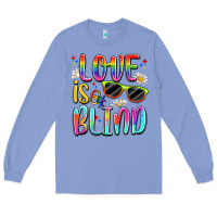 Colony Blue love is blind Long Sleeve Tee - Artiststas