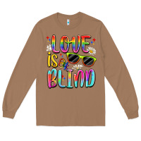 Toasted Coconut love is blind Long Sleeve Tee - Artiststas