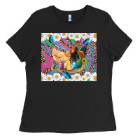 Easter Farm Chicken Chick Rooster Daisys Butterfly Sunflower Eggs Glit Ladies Tee | Teevron