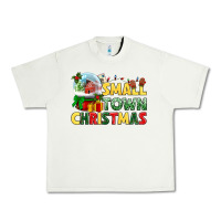 Pistachio Small town Christmas Urban Heavy Tee - NancyCooperArtShop