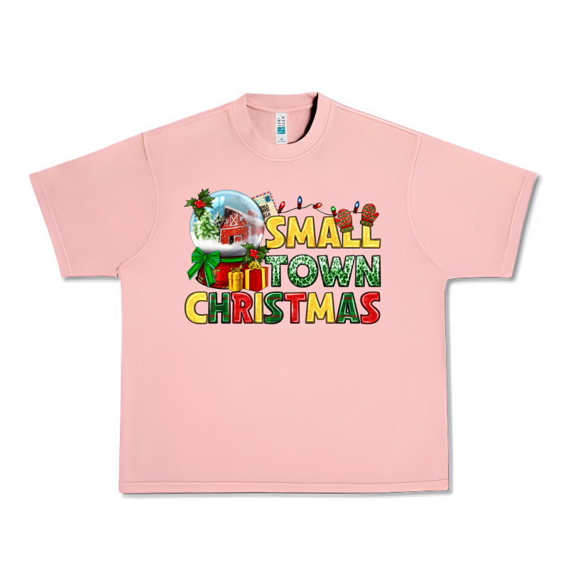 Small Town Christmas Urban Heavy Tee by NancyCooperArtShop | Teevron